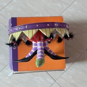 Krinkles by Patience Brewster Witch Shoe Cake Plate
